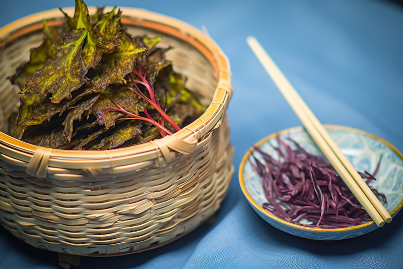 竹篮中装满时令采摘野菜摄影实拍,高清,摄影图,摄影图片,图片大全,摄影图免费下载